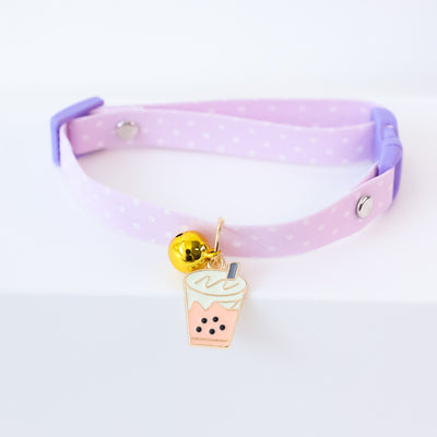 Boba Milk Tea Cat Collar