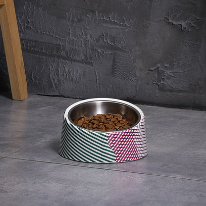 Colorpop Stainless Steel Elevated Cat Bowl