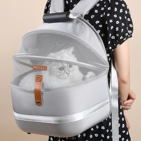 Let's Go Cat Backpack (by Petseek)