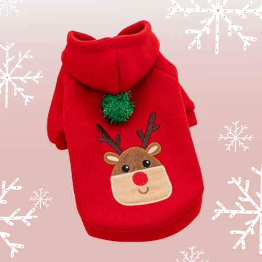 Cherry Reindeer Hoodie