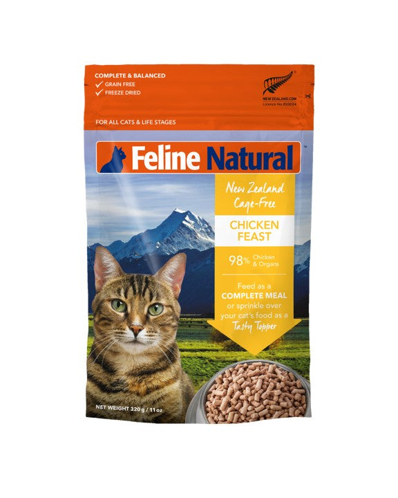 Feline Natural Freeze-Dried Chicken Feast 320g