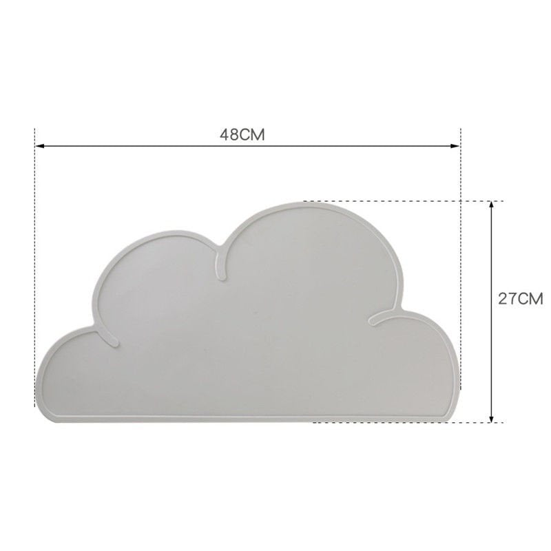 Cloud Feeding Mat - Grey