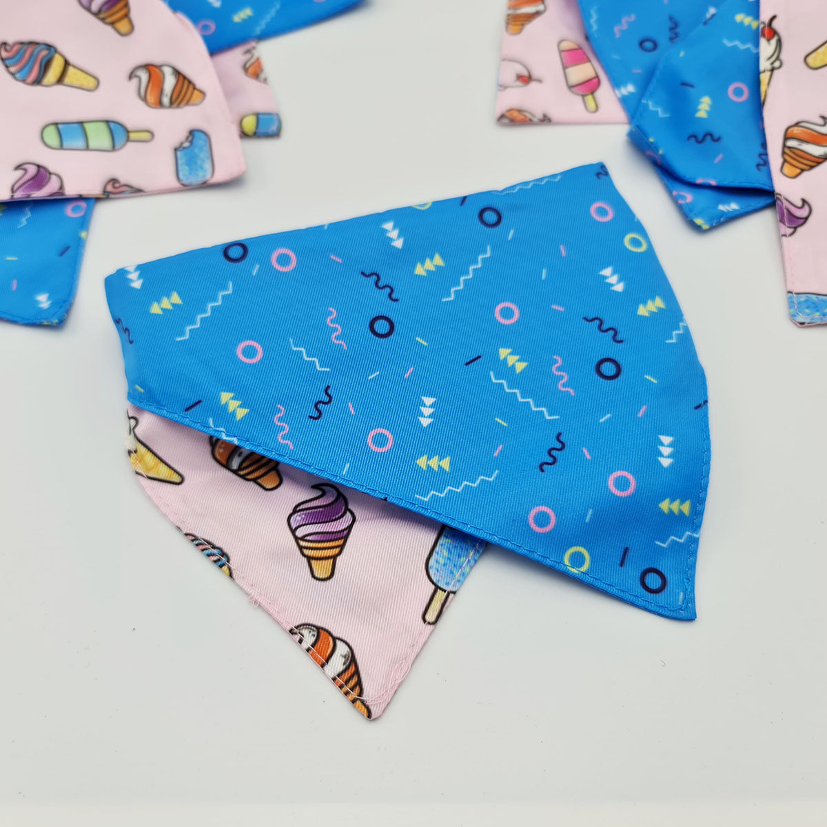 Ice-Cream Pawty Reversible Bandana