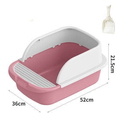 Pink litter outlet box