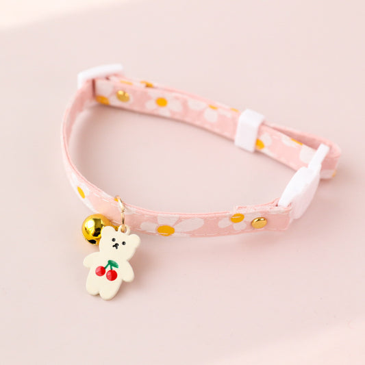 Sweet Teddy Cat Collar